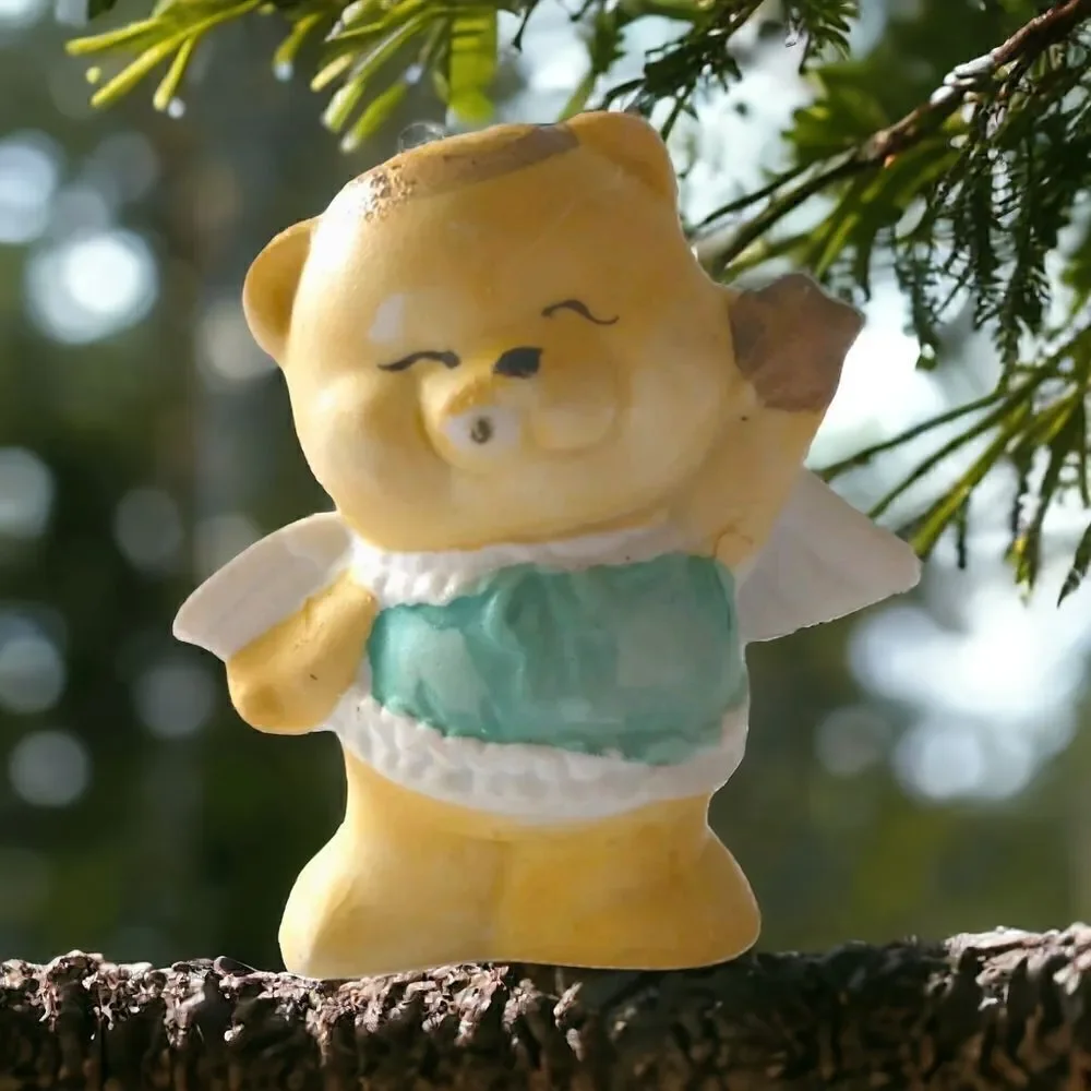 Vintage Angel Bear Ornament Christmas Around the World House of Lloyd Teddy Bear